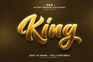 King Gold text effect style, a Layer Style Add-On by Md Jahidul99