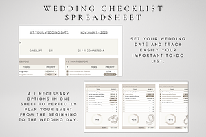 Digital Wedding Checklist Template