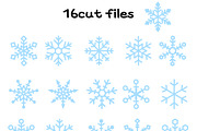 Winter Snowflake SVG Bundle, an Illustration by TheHitShop (Thumbnail 3 of 10)