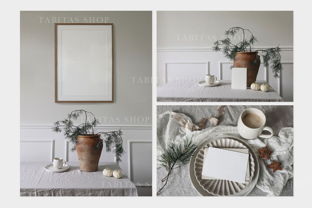Elegant Christmas mockups & photos, a Household Mockup by Tabita's shop (Photo 4 of 10)