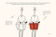 People Series BUNDLE: All 5 in 1, a Person Illustration by Veyla (Thumbnail 28 of 52)