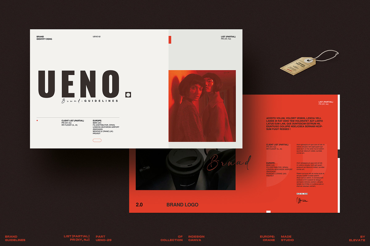 UENO / Brand Guidelines, a Presentation Template by Studio Elevate (Photo 11 of 11)