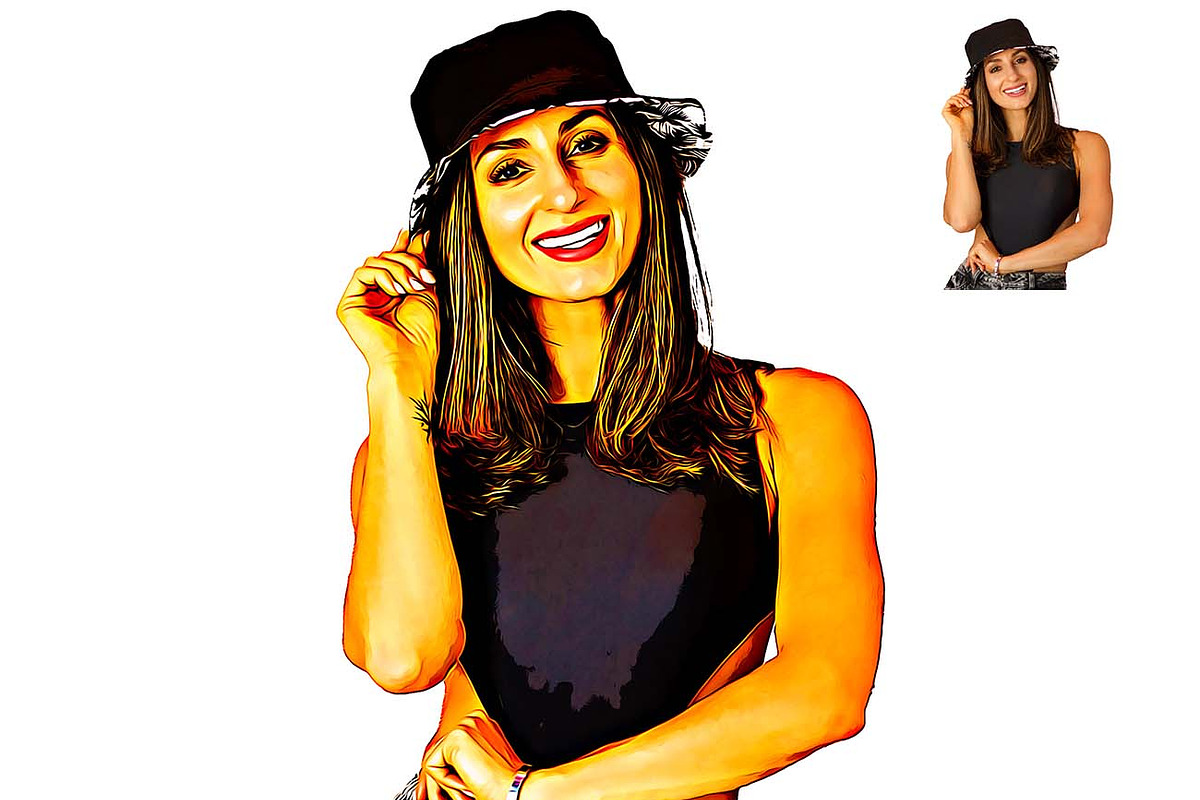 Premium Vector Oil Photoshop Action, an Action Add-On by Studio Retouch (Photo 10 of 11)