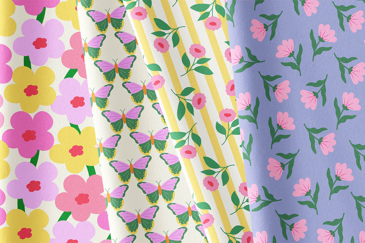 50 Summer seamless patterns, a Pattern Graphic by EltaMaxArt (Photo 4 of 12)