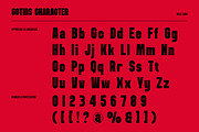 Gothis | Bold Sans Serif Font, a Sans Serif Font by Mahesans Co (Thumbnail 5 of 11)