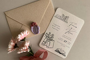 Book Lover Line Art Bundle, a Decorative Illustration by Fins and Fiction (Thumbnail 7 of 8)