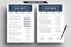 Resume/CV Template & Cover Letter