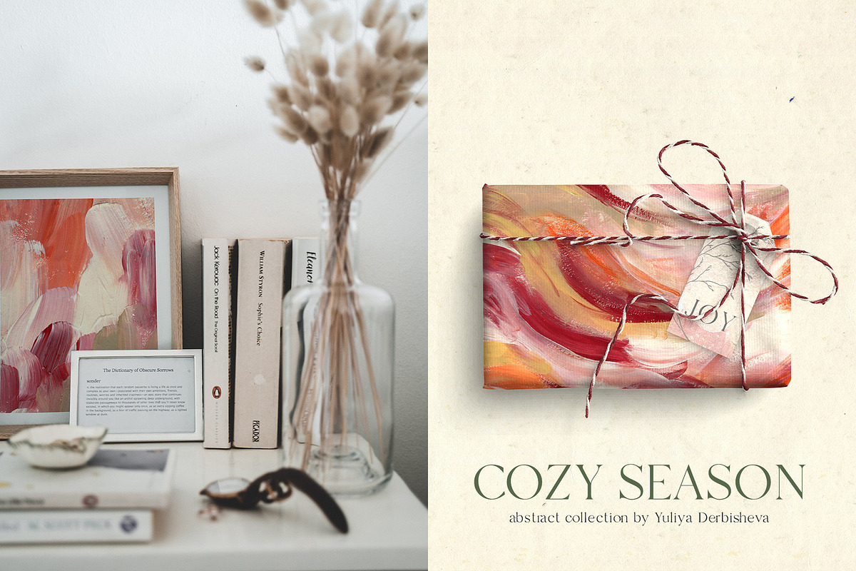Fall painted abstract background, a Background Graphic by Yuliya Derbisheva (Photo 7 of 17)