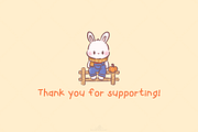 Kawaii Bunny Farmhouse Harvest clipa, an Animal Illustration by Blumensdiary (Thumbnail 8 of 8)