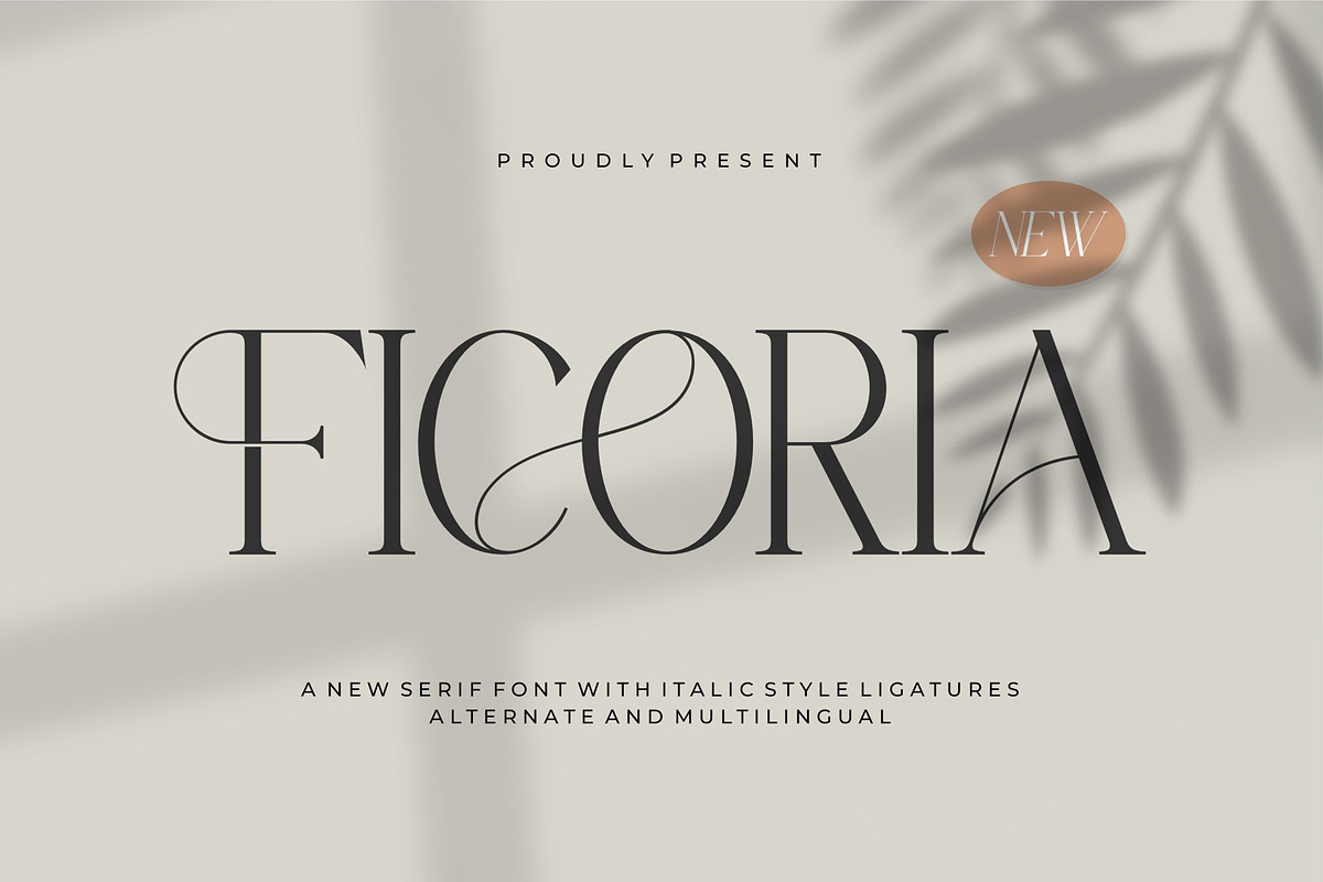 Ficoria || Modern Serif Font, a Serif Font by Idea Studio (Photo 1 of 10)