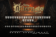 Lotrance, a Serif Font by Burntilldead (Thumbnail 5 of 12)