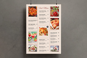 Delicious Food Menu Template, a Stationery Template by MightyDesign