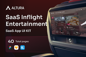 Altura - SAAS Entertainment UI Kit, a Landing Page Template by Agensip Design Agency