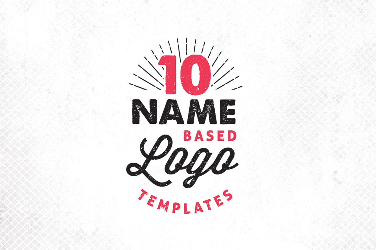 10 Name Based Logo Templates, a Branding & Logo Template by TomAnders (Photo 1 of 5)