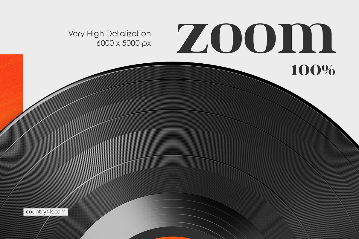 Vinyl Record Mockup Set, a Product Mockup by Country4k (Photo 3 of 4)