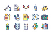 Essential Medical Vector Icons, an Outline Icon by Vector Portal (Thumbnail 4 of 6)