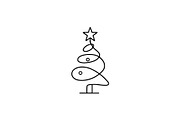 Spiral Star Ornament Christmas Tree, a Branding & Logo Template by Vectorium Studio (Thumbnail 3 of 3)