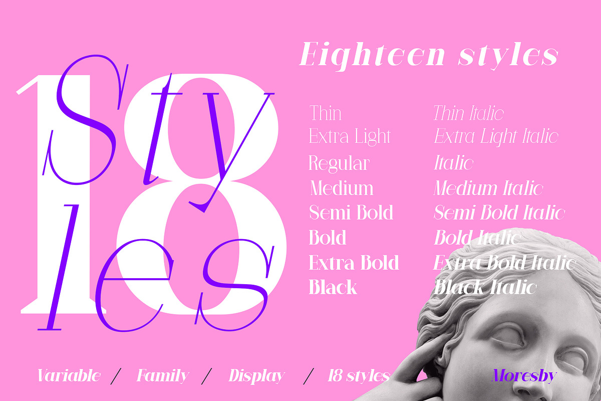 Moresby, a Serif Font by Damelev (Photo 2 of 15)