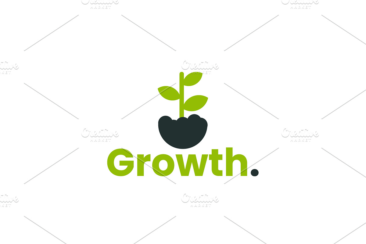 Growth logo icon illustration, a Branding & Logo Template by Dyn Studio
