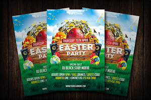 Easter Party Flyer Template