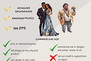 PROM TEENAGE STUDENTS CLIPART, a Person Illustration by Daring Digies (Thumbnail 9 of 10)