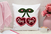 Crochet 'Love You' Heart PNG, an Illustration by Canvas Craft (Thumbnail 6 of 7)
