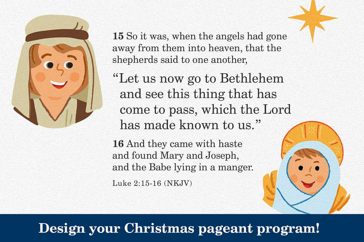 Christmas Nativity Characters Set, a Person Illustration by Scott Hodges (Photo 4 of 4)