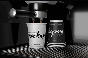 Paper Coffee Cup Mockup