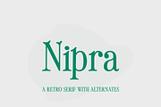 Nipra Retro Serif Font, a Serif Font by Creative Foundry (Thumbnail 1 of 8)