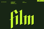 c-black display type, a Blackletter Font by Colosse Foundry (Thumbnail 6 of 8)