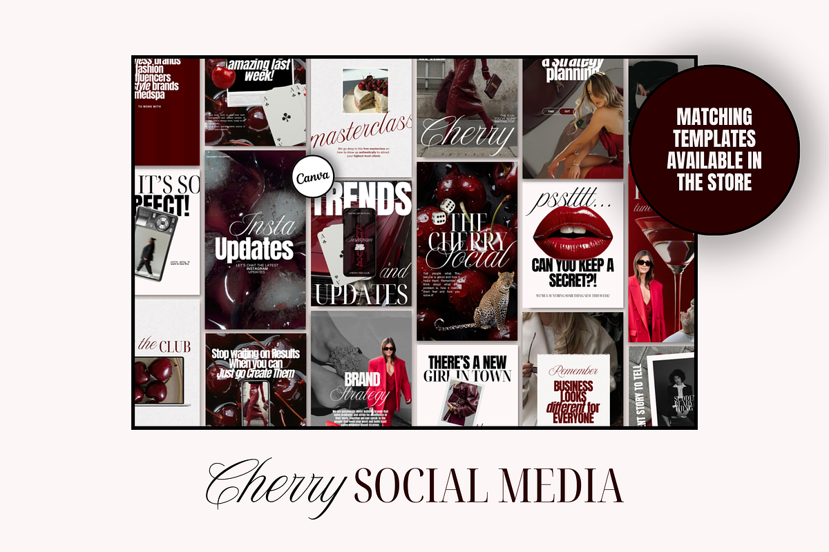 Cherry Canva Webinar Slide Deck, a Presentation Template by thebusinessoutfit (Photo 14 of 14)