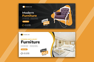 Furniture Facebook Cover Template