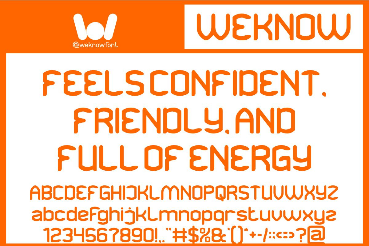 Hundred Percent font, a Font by weknow (Photo 4 of 8)