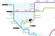 World Metro Map Vector Illustration, an Education Illustration by asantosg (Thumbnail 9 of 9)