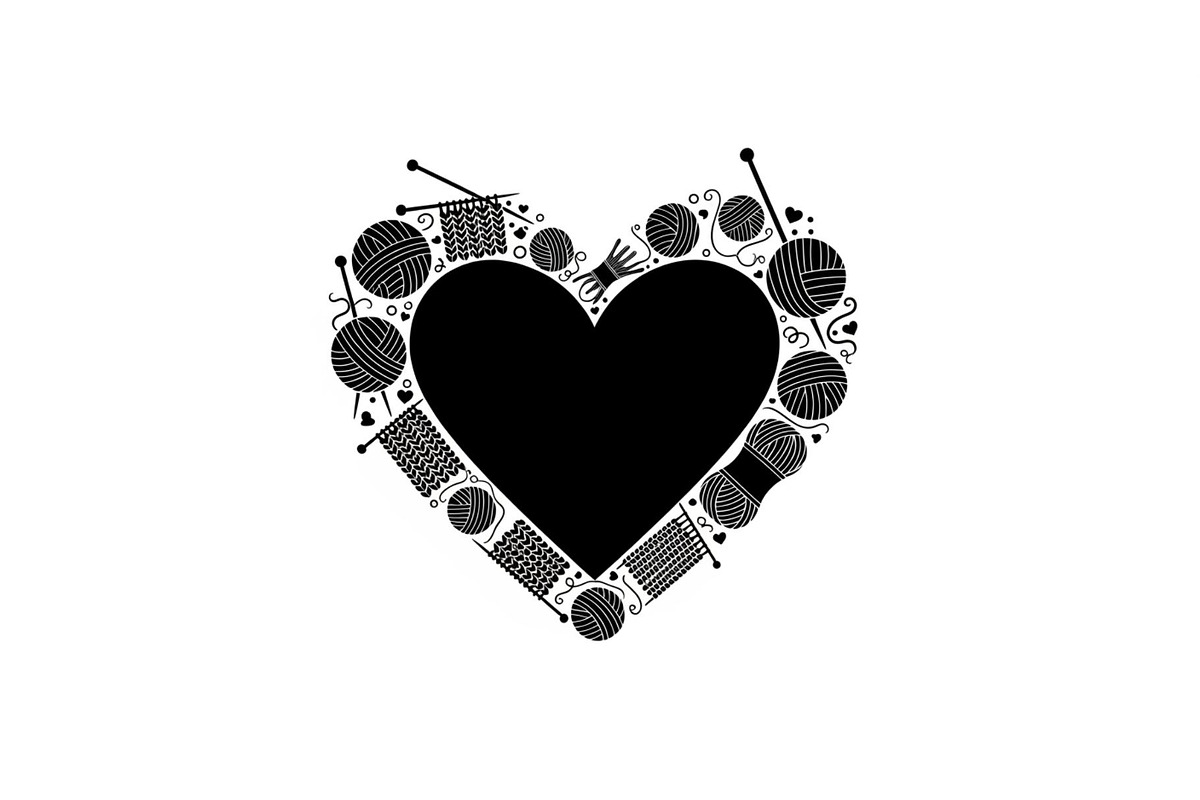 Knitted Heart Love Vector Bundle, an Illustration by Designs_River (Photo 37 of 53)