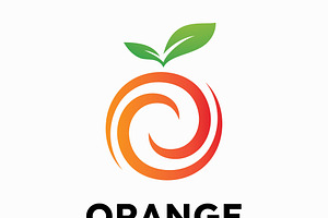 Orange logo design symbol, an Object Graphic by T.Vooka