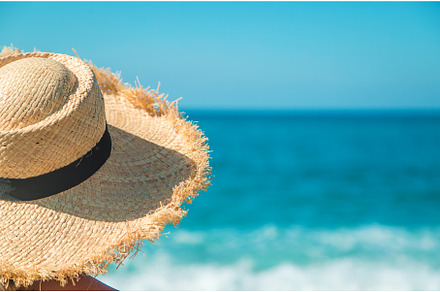 Woman at the sea in a hat. Selective, a Person Photo by yanadjana