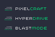 Combo Machine - Pixel Typeface, a Sans Serif Font by alpercakici (Thumbnail 6 of 22)