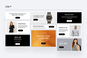 Claude - Fashion Email Templates