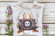Creepy and Cozy Halloween-Clipart, an Illustration by CraftArtStudio (Thumbnail 4 of 6)