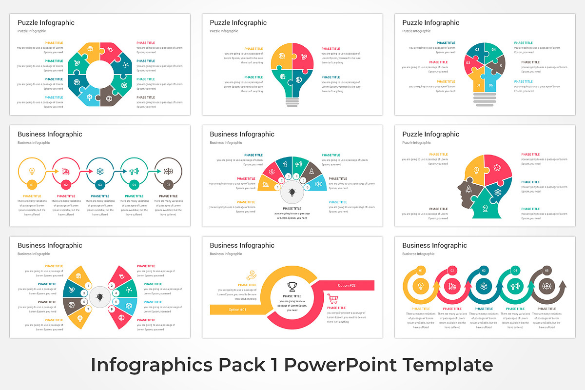 Infographics Pack1 Template, a Presentation Template by GraphicStan (Photo 17 of 20)