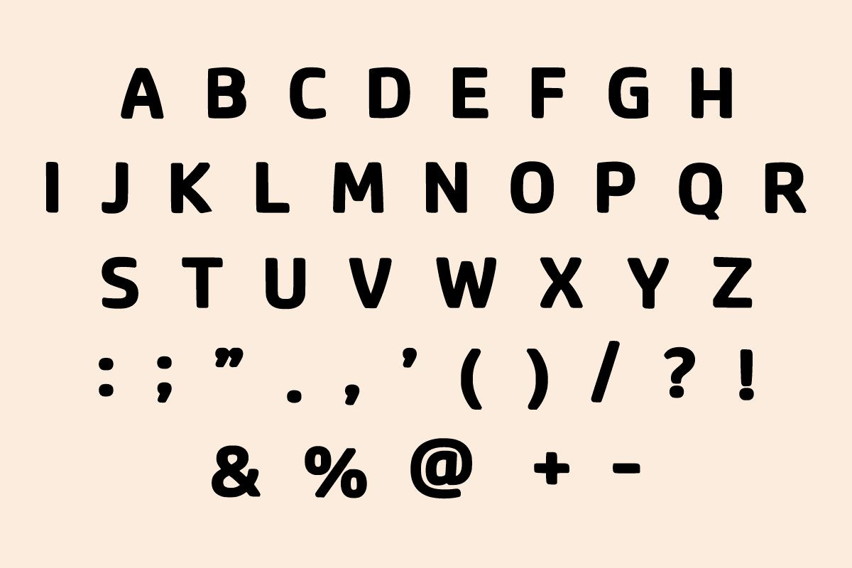 Hubby, a Sans Serif Font by Fourteen Letter (Photo 5 of 7)