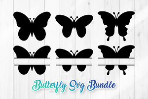 Butterfly SVG Clipart Set