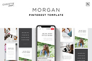 Morgan Pinterest Template (PSD), a Social Media Template by Christie Evenson (Thumbnail 1 of 5)