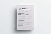 Business Plan | MS Word & Indesign, a Stationery Template by design_hut (Thumbnail 4 of 7)