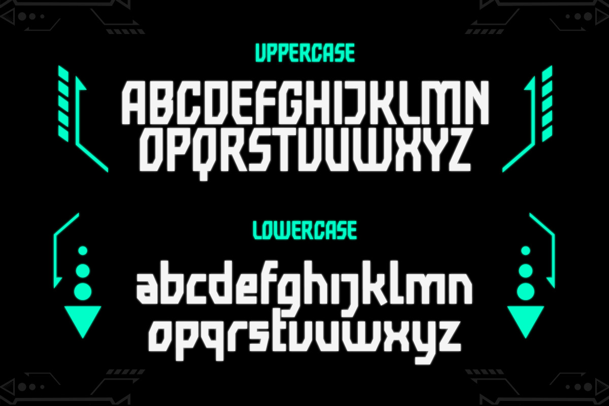 Exton - Futuristic Font, a Font by Typefactoryco (Photo 2 of 7)