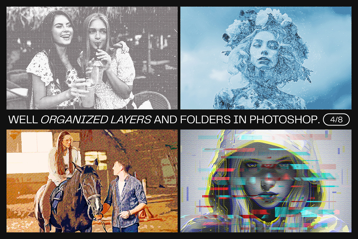 12 Photo Effect Templates, a Layer Style Add-On by iDoodle Studio (Photo 4 of 7)