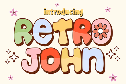 Retro John - Kids Font Types