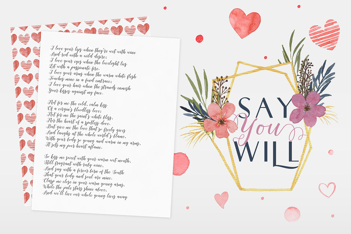 Ellie Bellie + Watercolor Kit preview 5