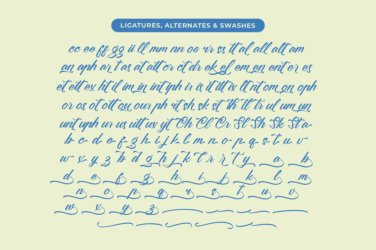 Clesha Halgestine Modern Calligraphy, a Script Font by Letterena Studios Script (Photo 19 of 20)